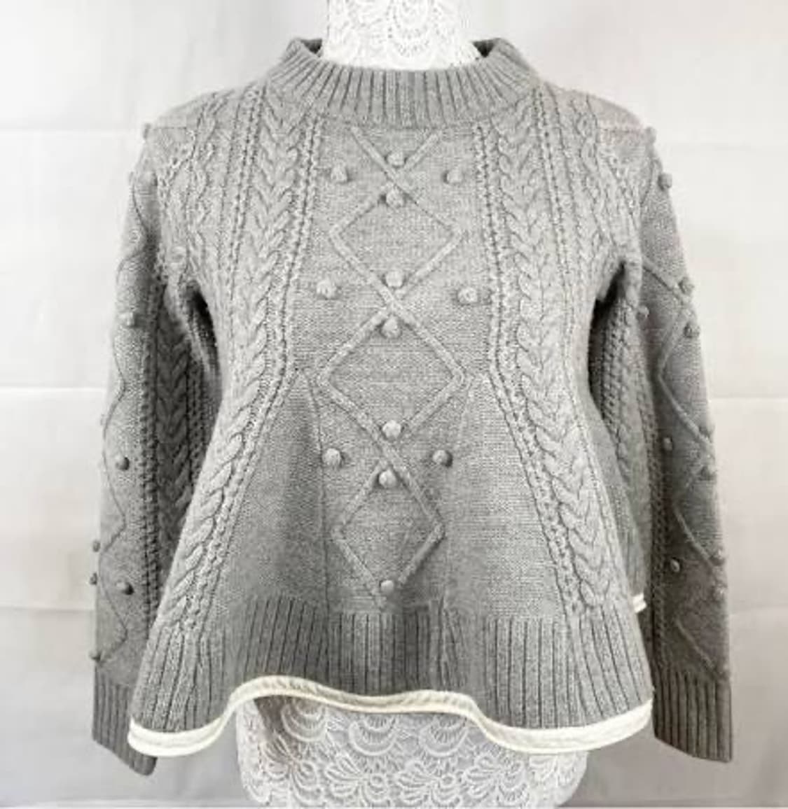 사카이 폼폼 플레어 니트 상품이미지3