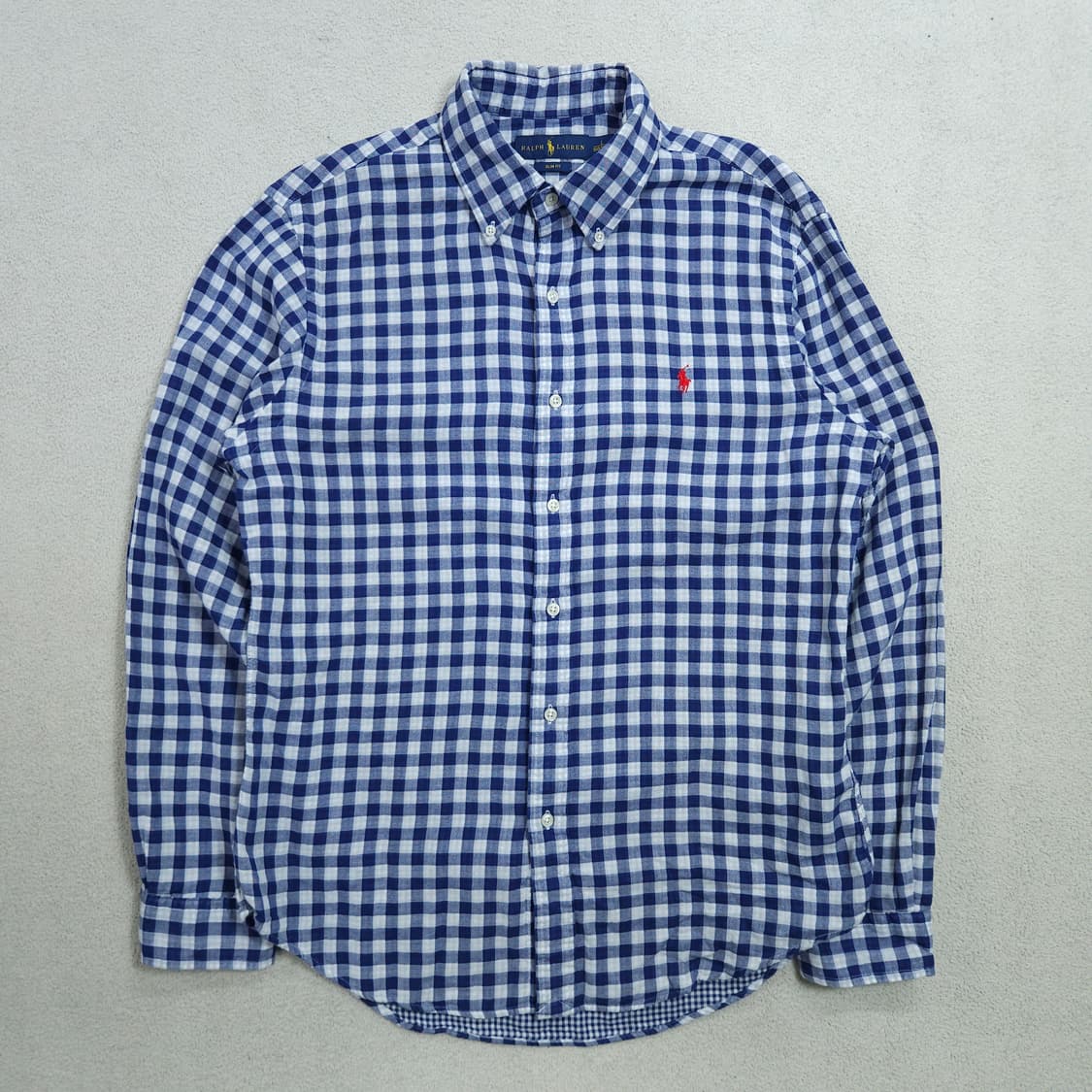 폴로 랄프 로렌 신형 체크 셔츠 L 상품이미지1