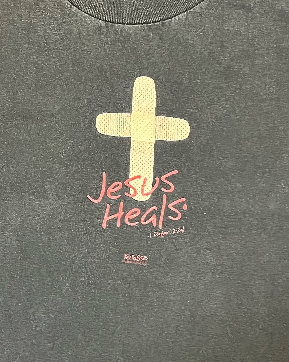 00’s Jesus Heals Shirt 상품이미지3