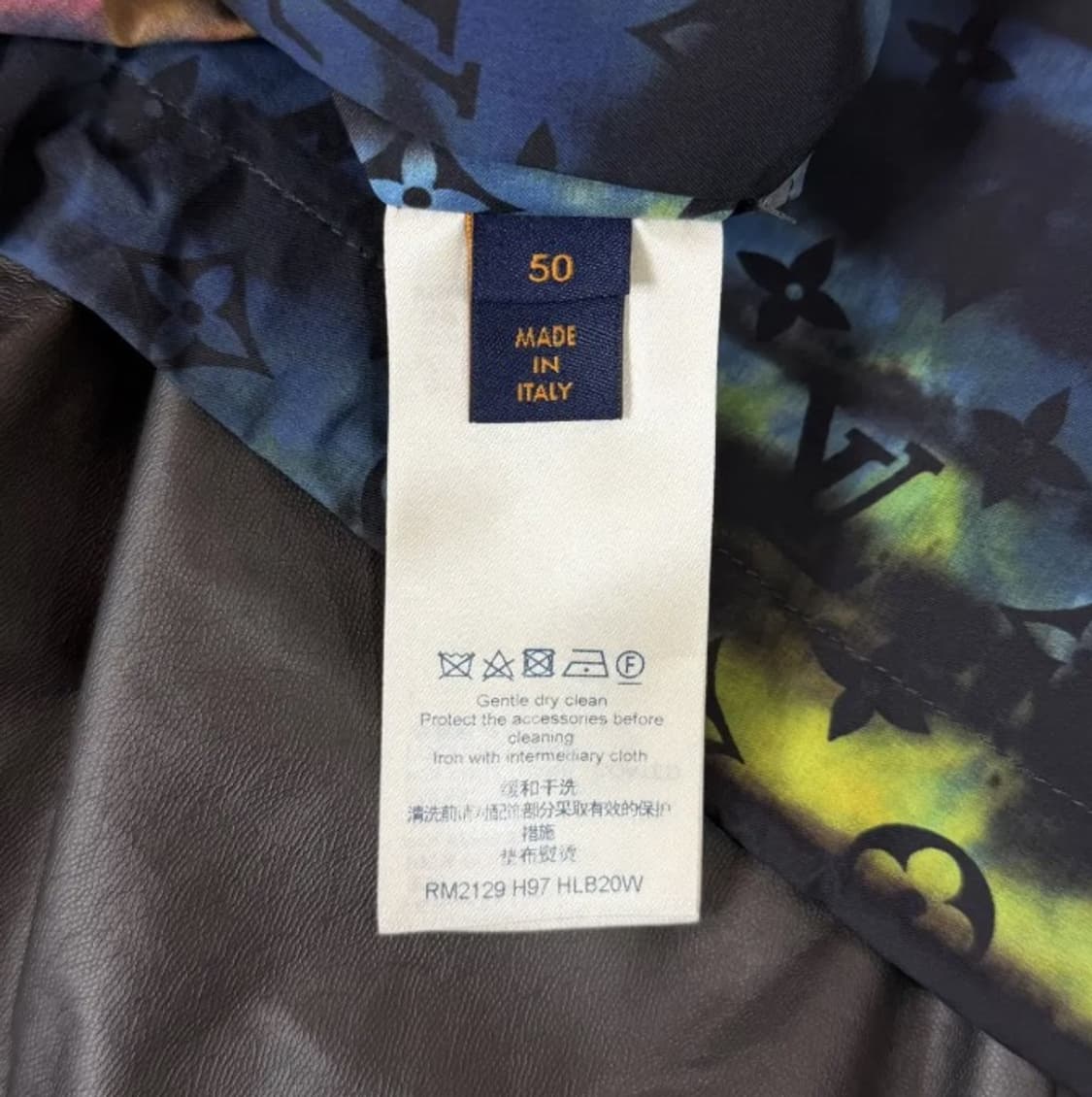 [정품] 루이비통 모노그램 멀티컬러 윈드브레이커 셔츠 자켓 XL 상품이미지5