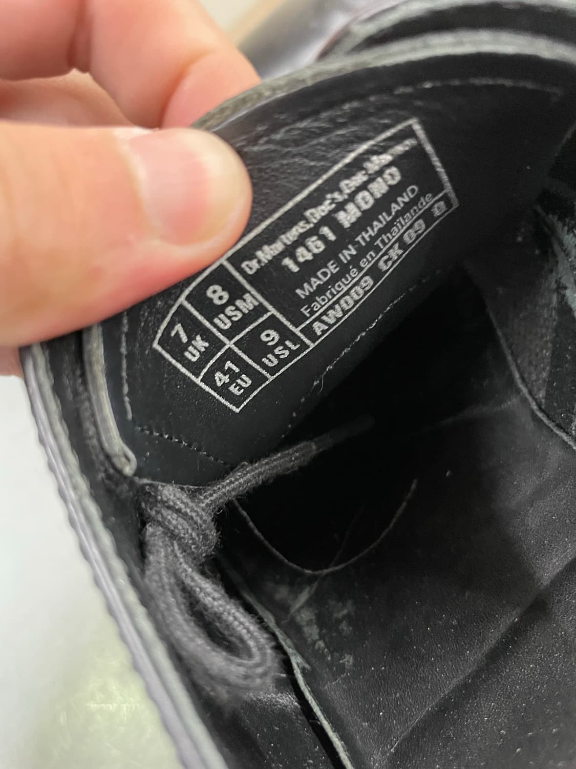 닥터마틴 1461 모노 UK7 (gr-4002) 상품이미지10