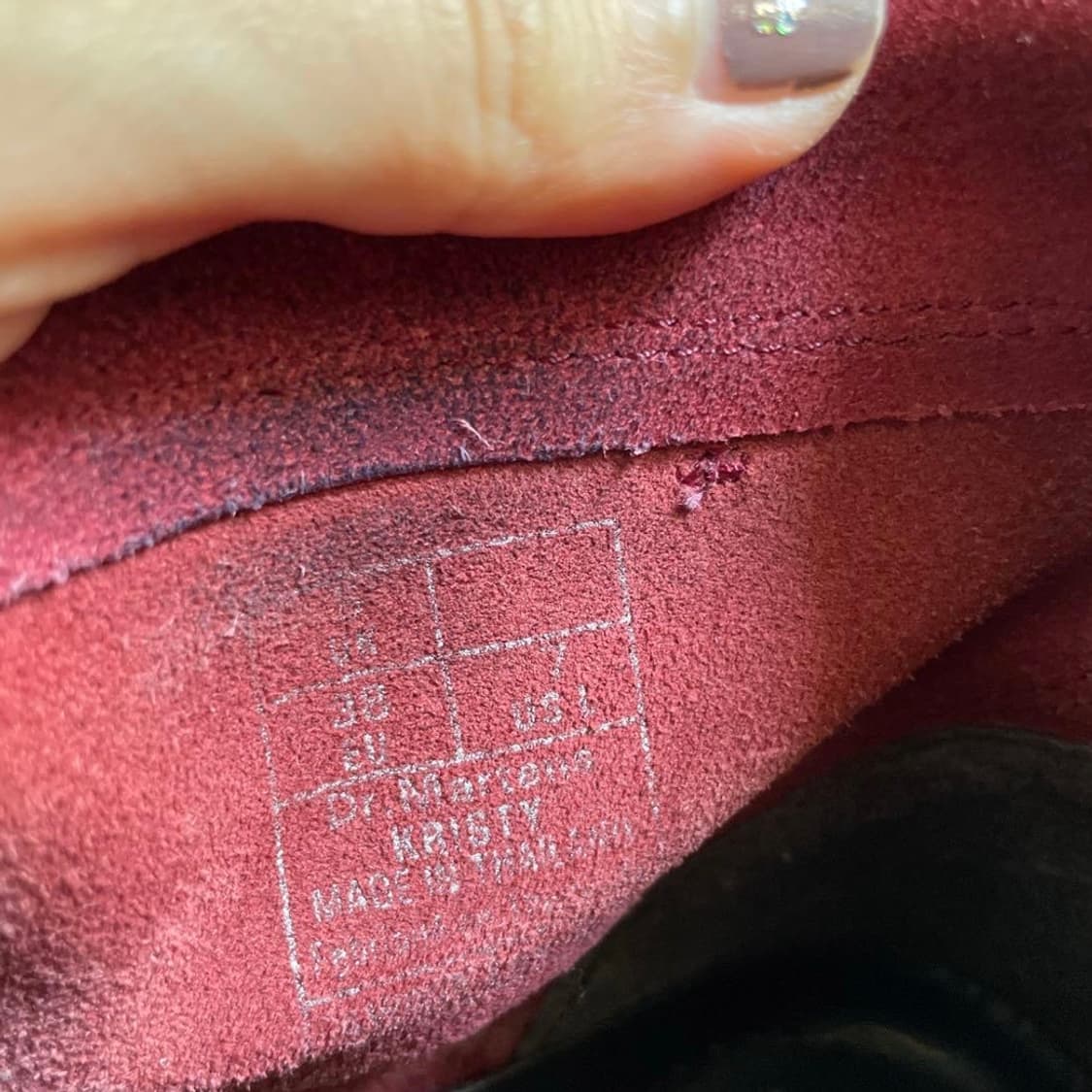 닥터마틴Dr.Martens 슬라우치 부츠 스트랩 부츠 245 상품이미지5