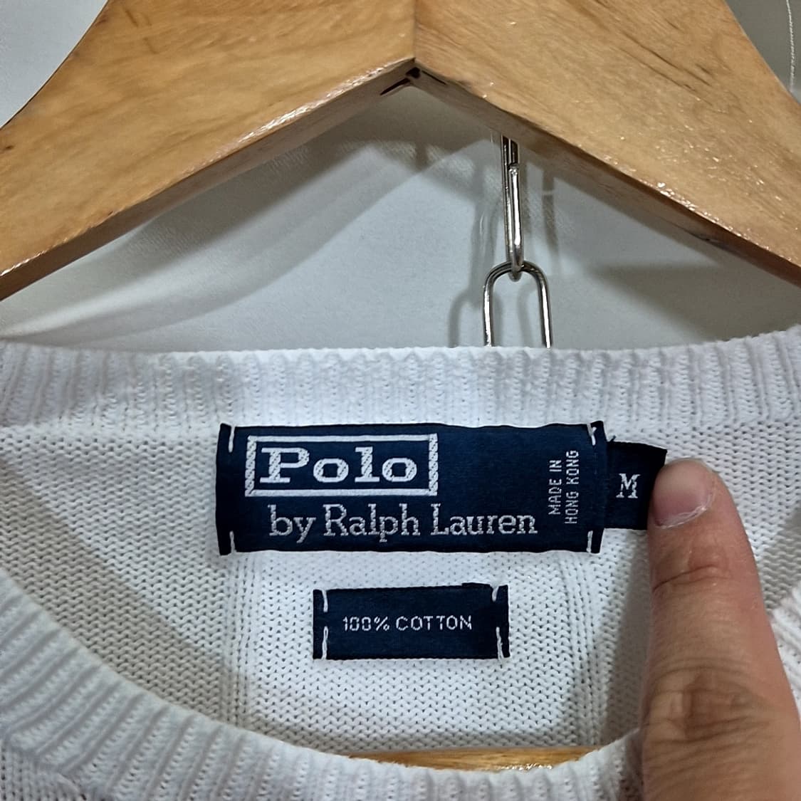 Polo Ralph Lauren 폴로 랄프로렌 화이트 니트 상품이미지4