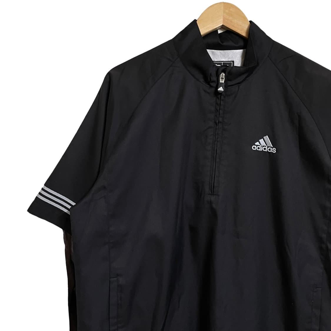 아디다스 검정 반팔 아노락 바람막이 M 상품이미지2