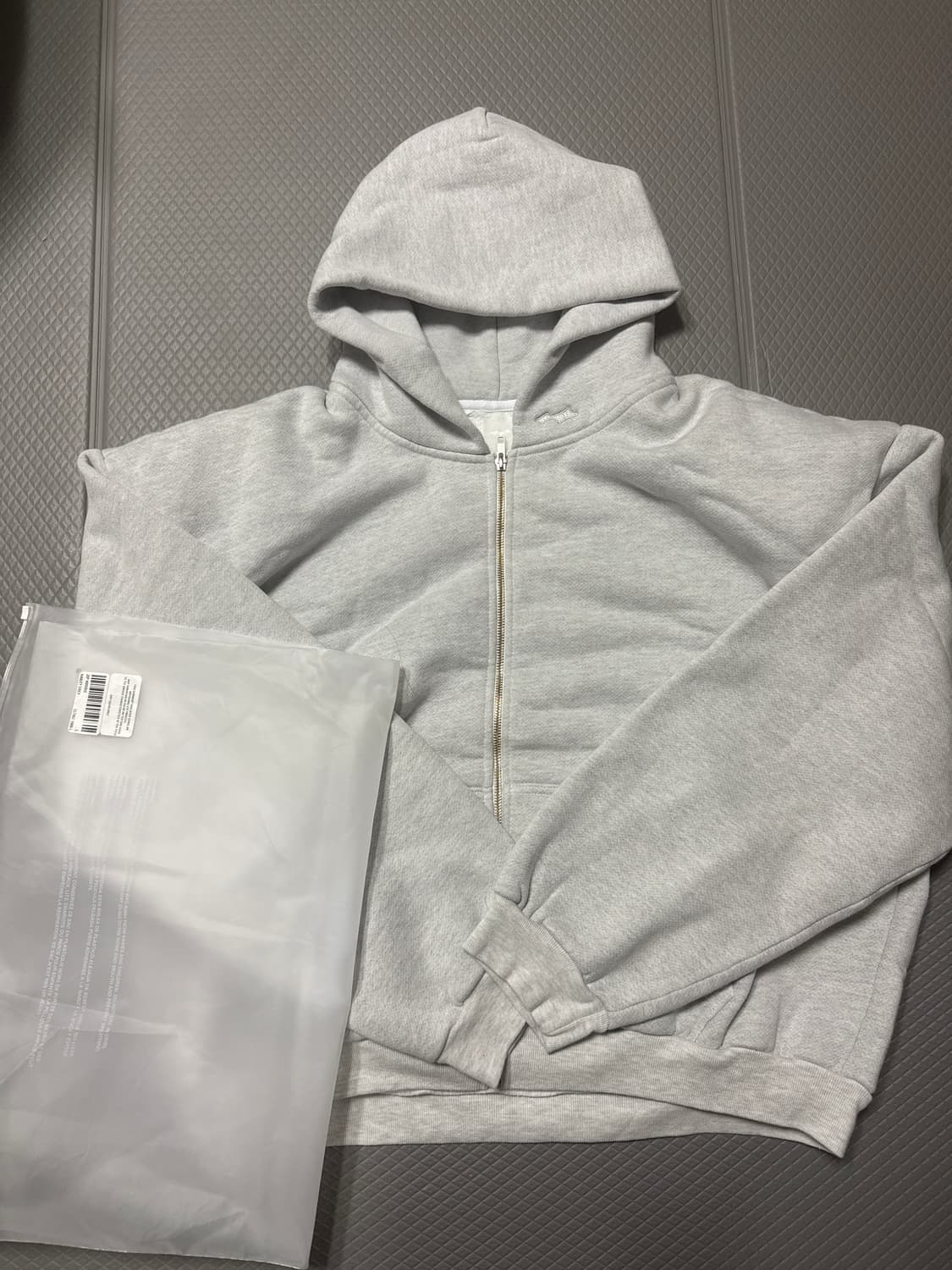 (L) SKYLRK 스카이라크 hailee grey 그레이 후드집업 상품이미지1