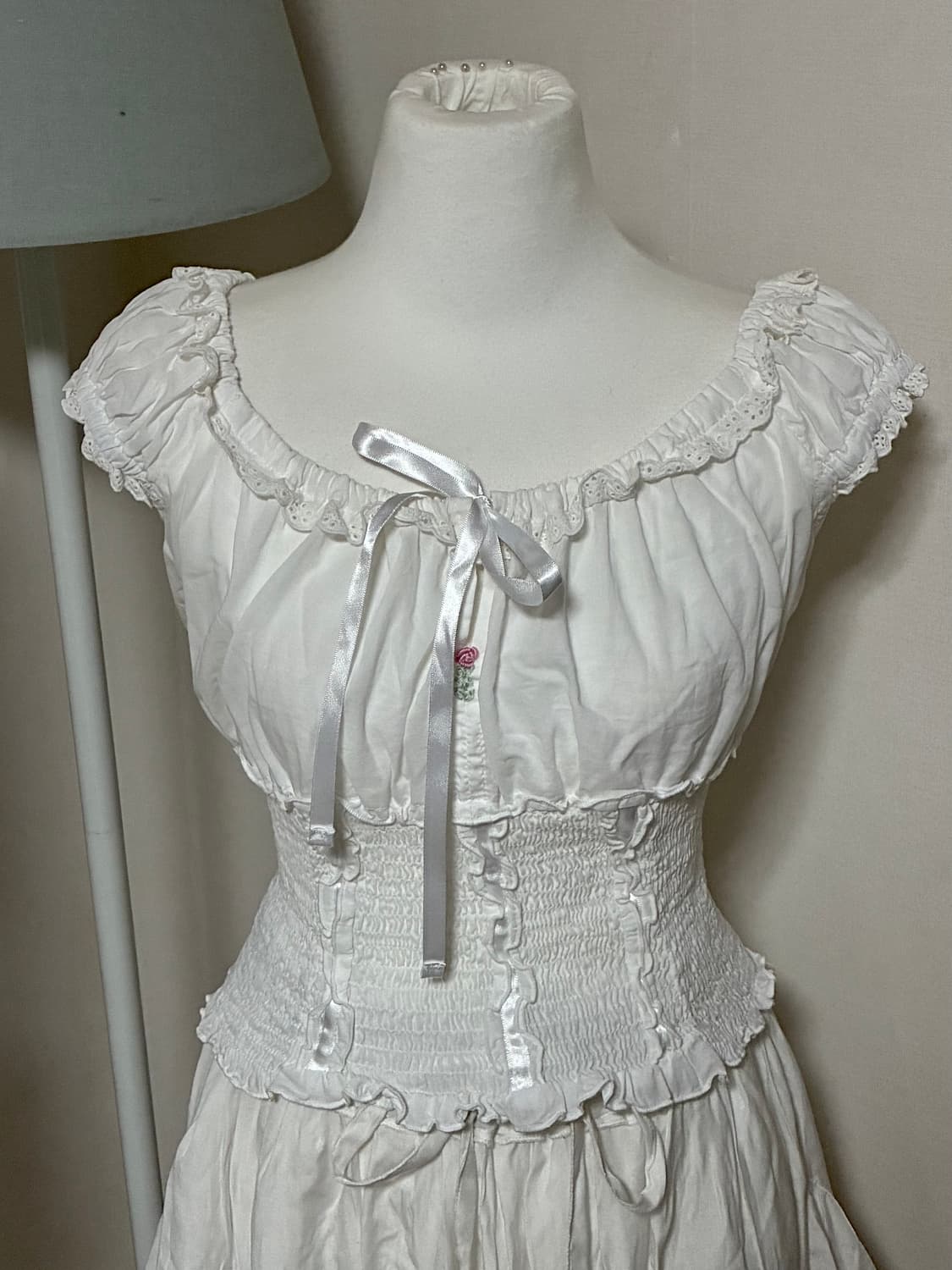 화이트 셔링 레이스 세트 상품이미지2