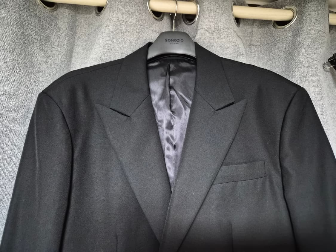 준지 크롭 블레이저 자켓 팝니다 우영미 타임옴므 솔리드옴므  상품이미지2