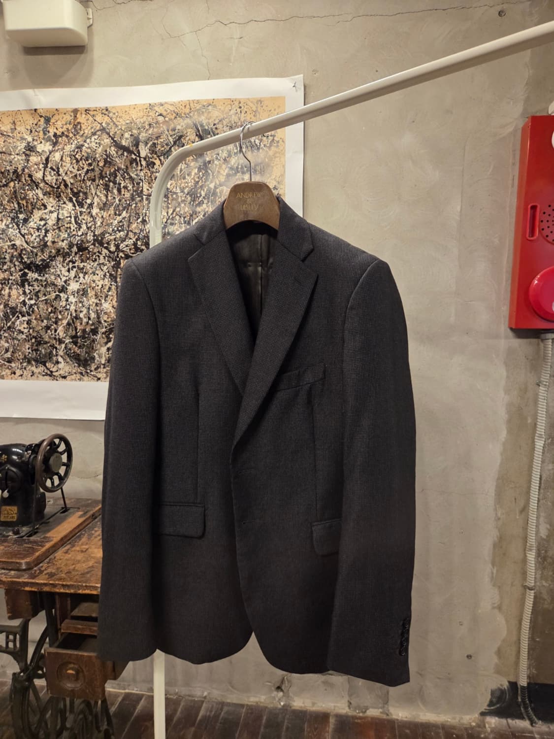 바니스뉴욕 이탈리아 메이드 트위드자켓 상품이미지6