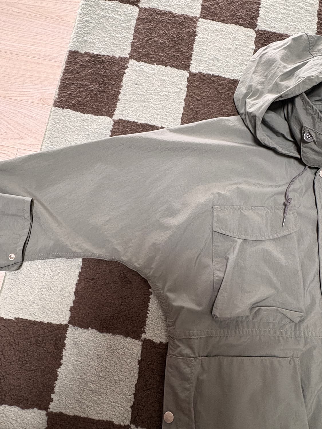 sassafras digs crew jacket gray M 상품이미지6