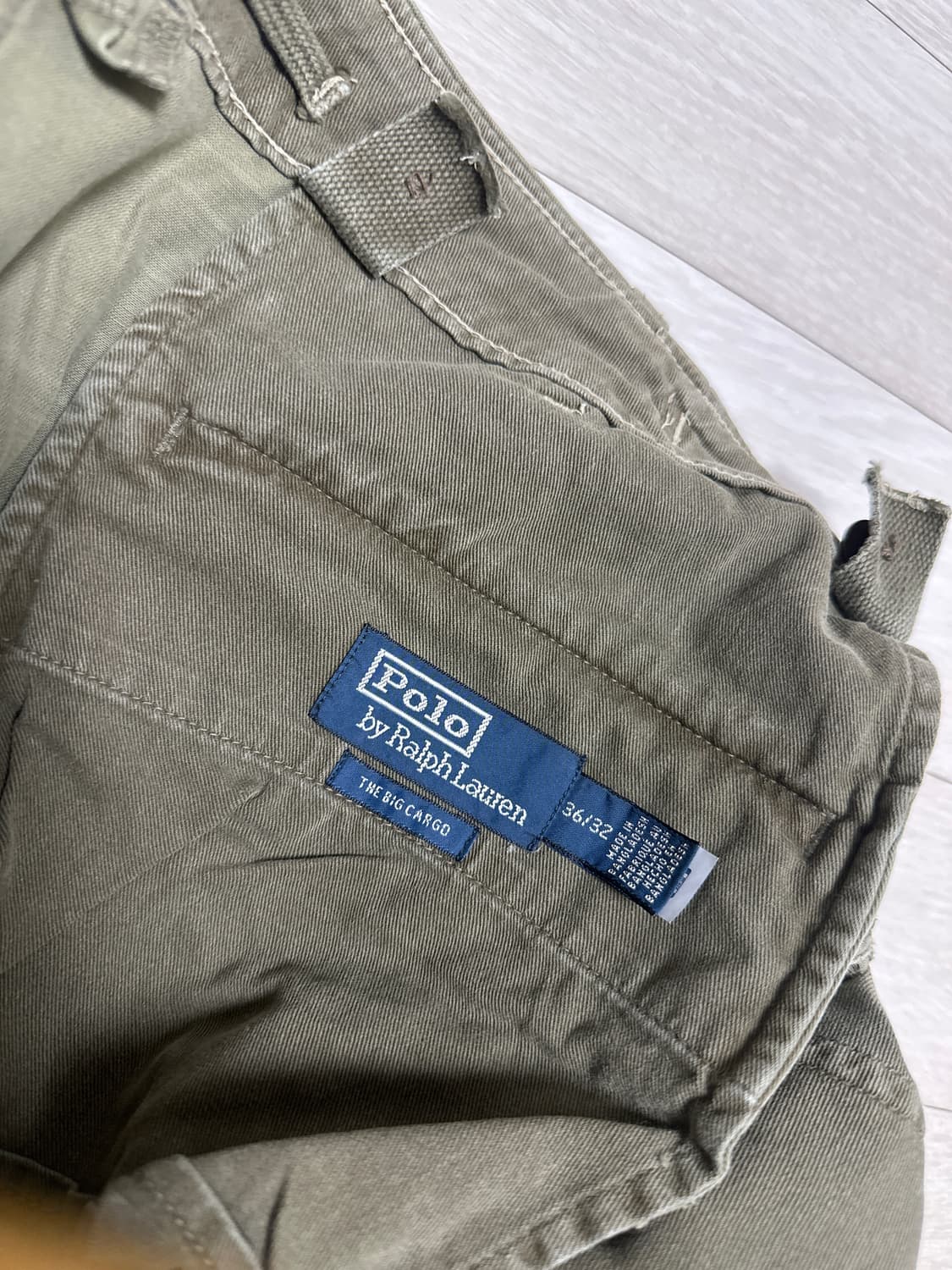 폴로 POLO 랄프로렌 빅 카고 바지 36/32 (빅사이즈) 상품이미지5