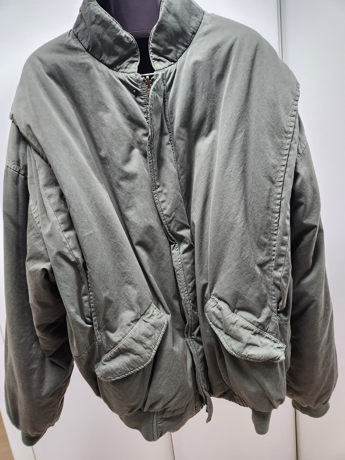 xl 카브엠트 리버서블 봄버 자켓 상품이미지3