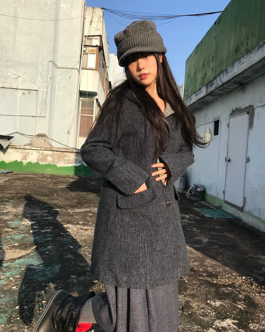 소프트 후드 코트 상품이미지4