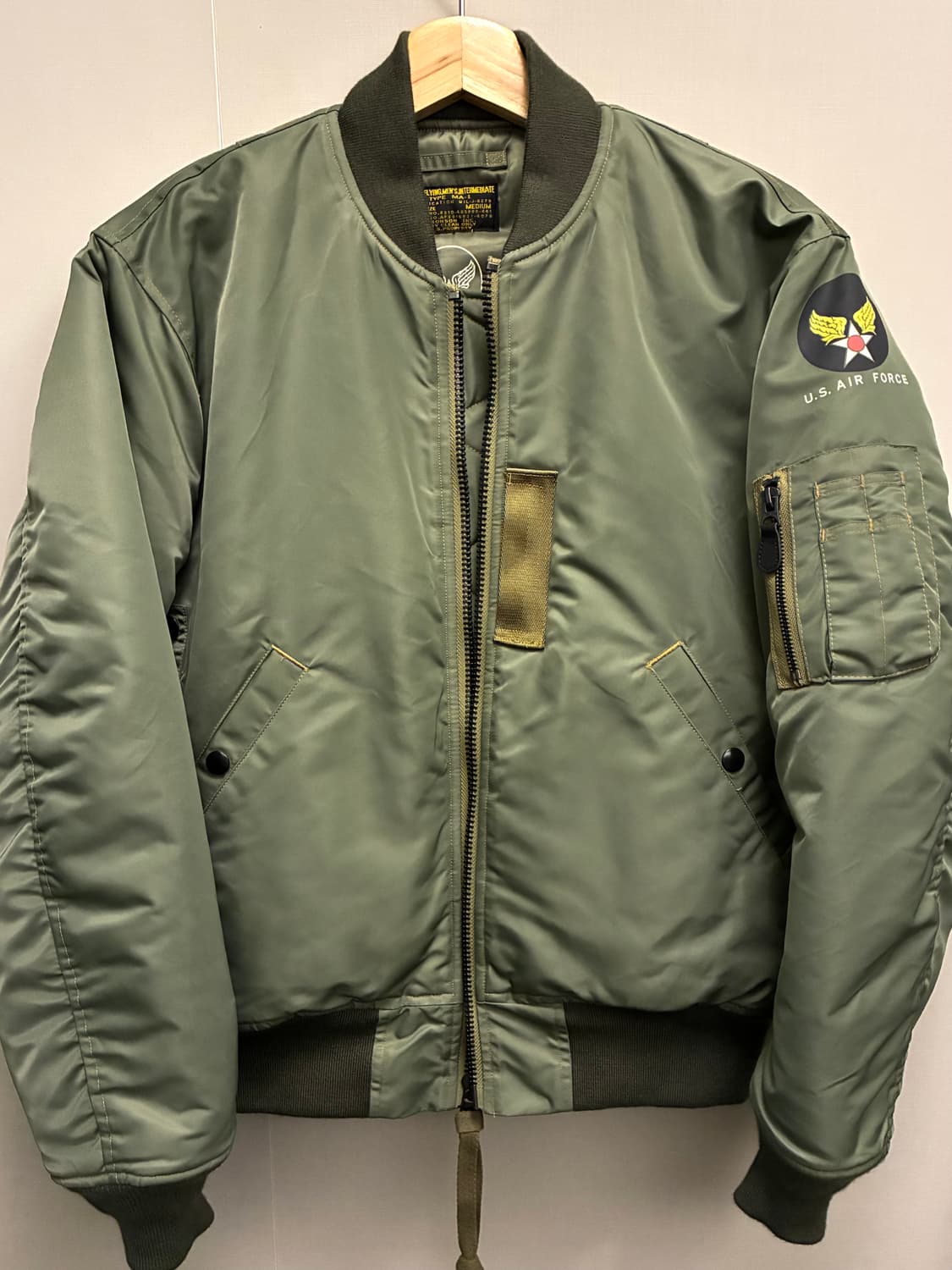 (M)브론슨 us 미공군 MA-1 플라이트 항공자켓 1950s 상품이미지8