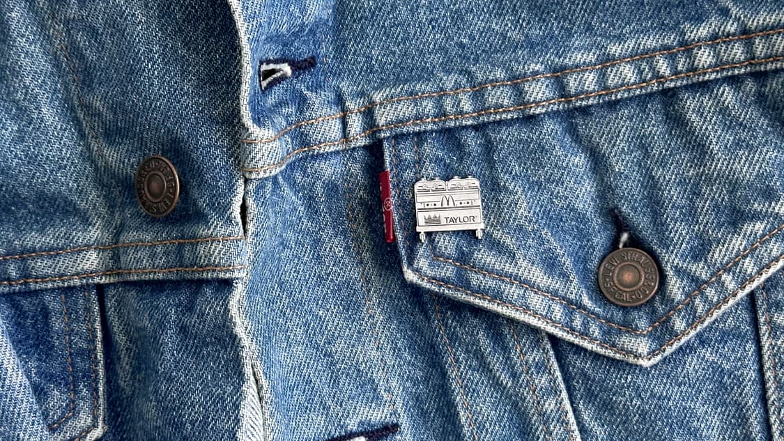 맥도날드 빈티지 크루 핀뱃지 라펠핀 ‘Taylor’ 상품이미지7