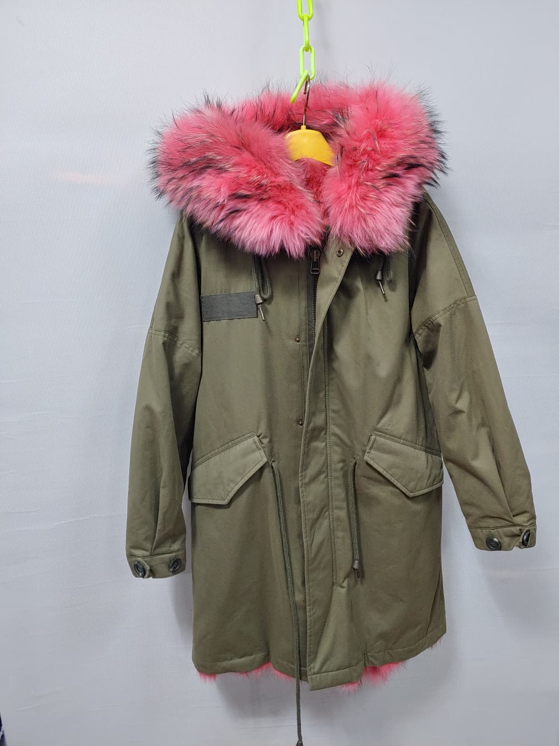 엣지 폭스 롱 야상 점퍼 여성66 상품이미지1