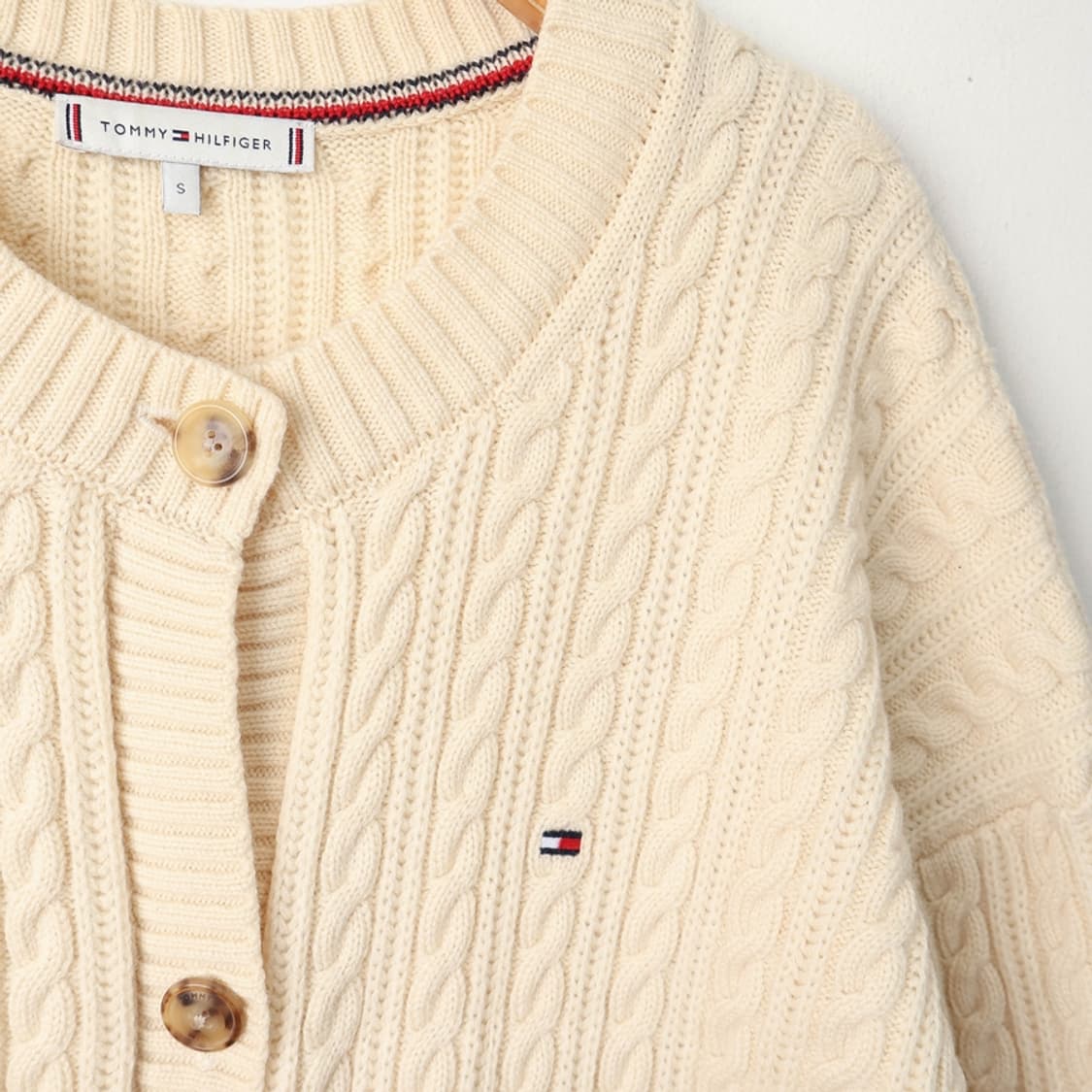 55/타미힐피거 울 케이블 니트 가디건 상품이미지3
