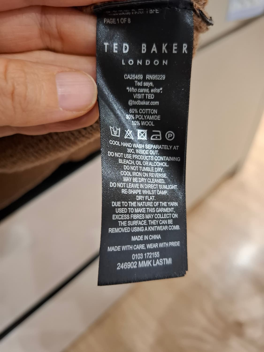 TED BAKER 남성 니트 상품이미지3