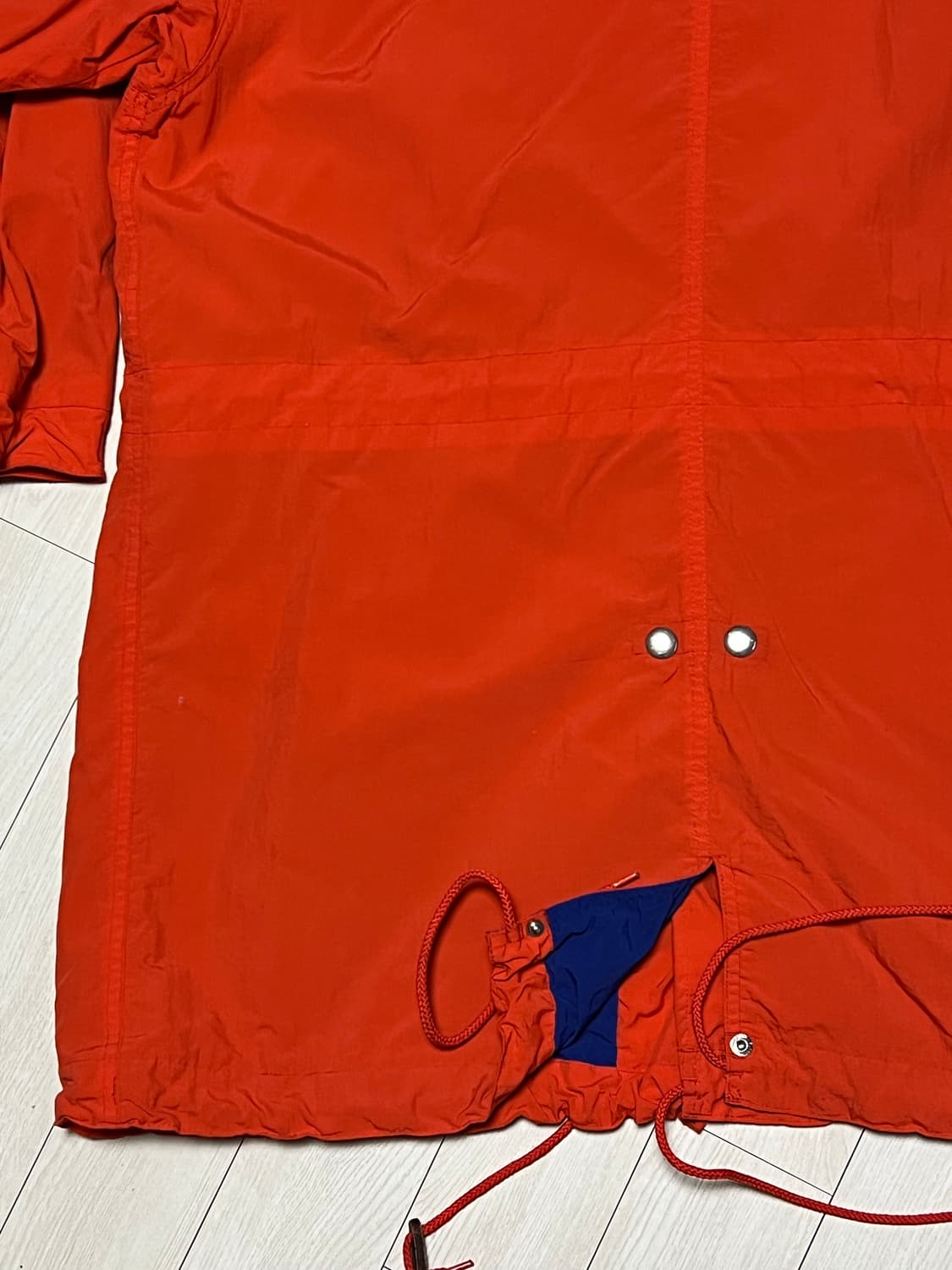 폴로 랄프로렌 RL-92 오렌지색 바람막이 야상점퍼 S사이즈 상품이미지8