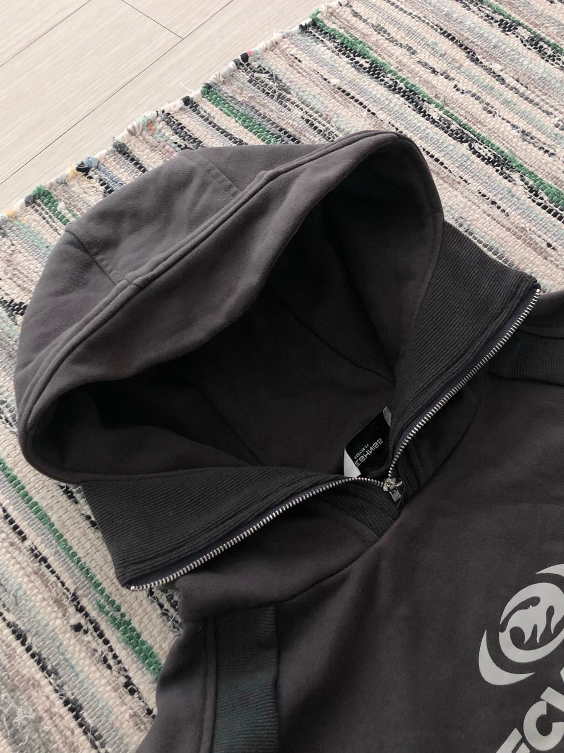 vintage zip up detail hoodie 집업 디테일 후디 상품이미지3