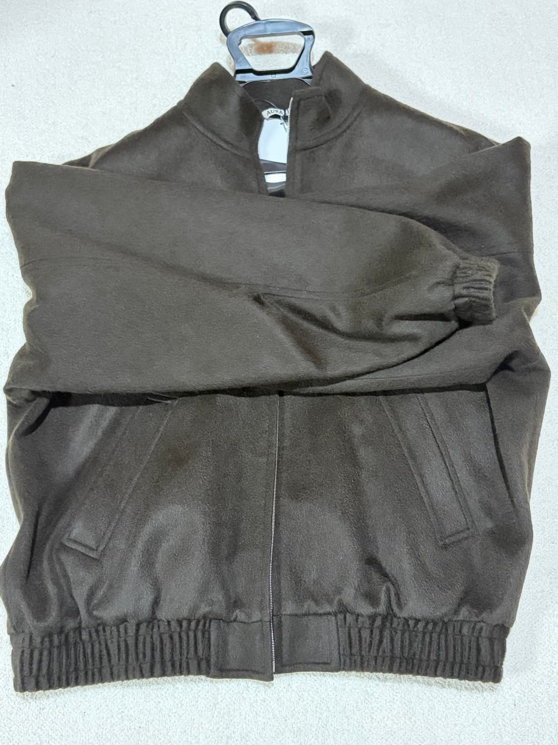 25fw 오라리 베이비카멜 블루종 상품이미지2