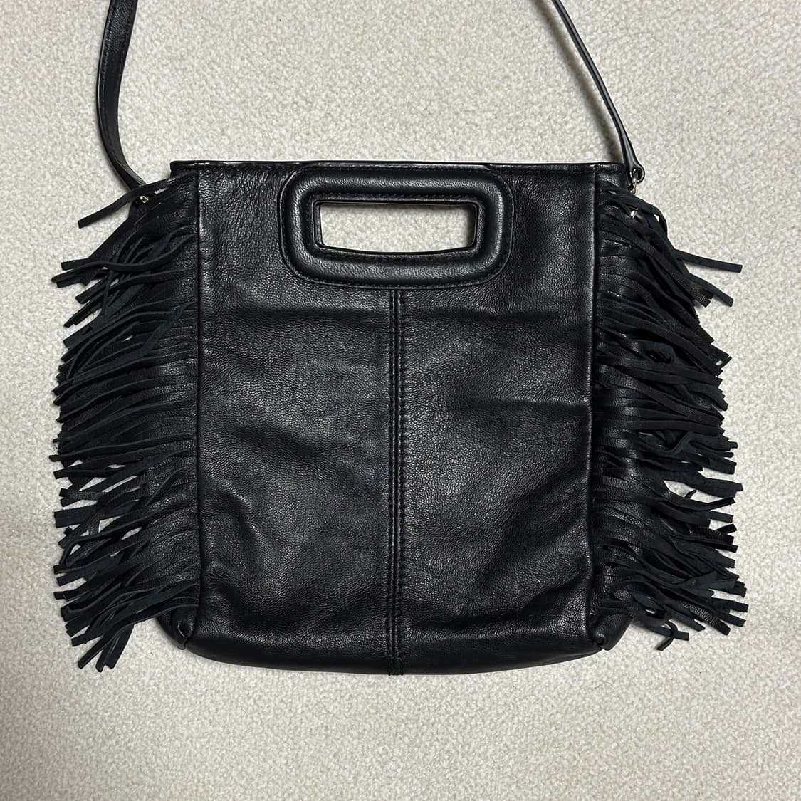 마쥬 프린지 레더 크로스백 상품이미지3