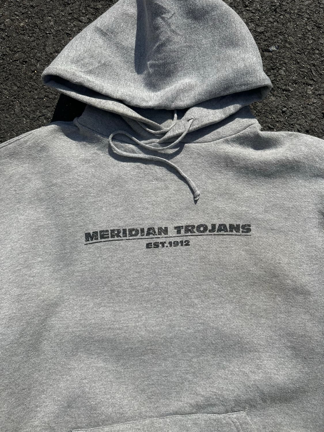 90’s Russell Athletic grey letters hood  상품이미지5