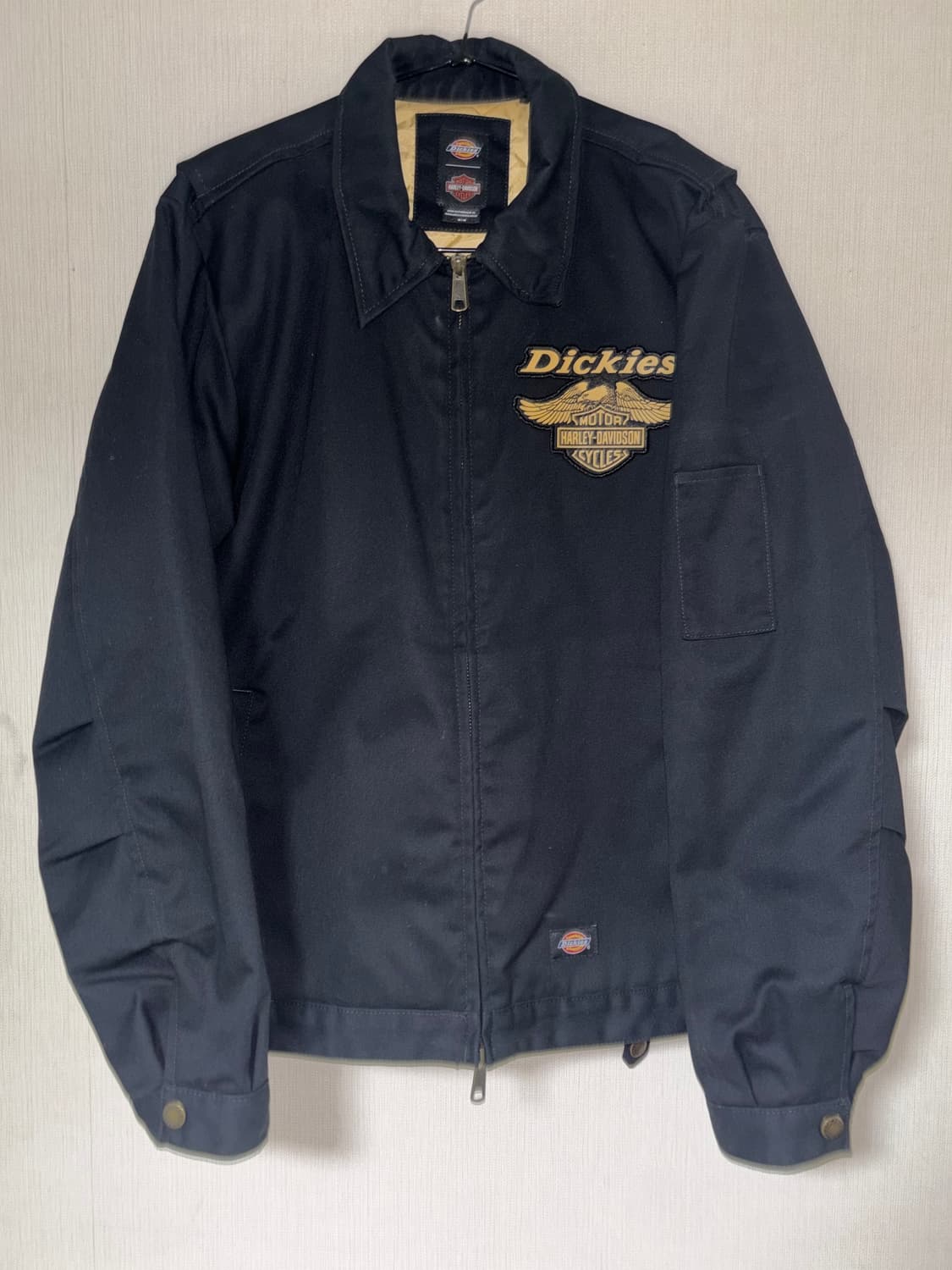 디키즈 X 할리 데이비슨 워크 자켓 블랙 상품이미지3
