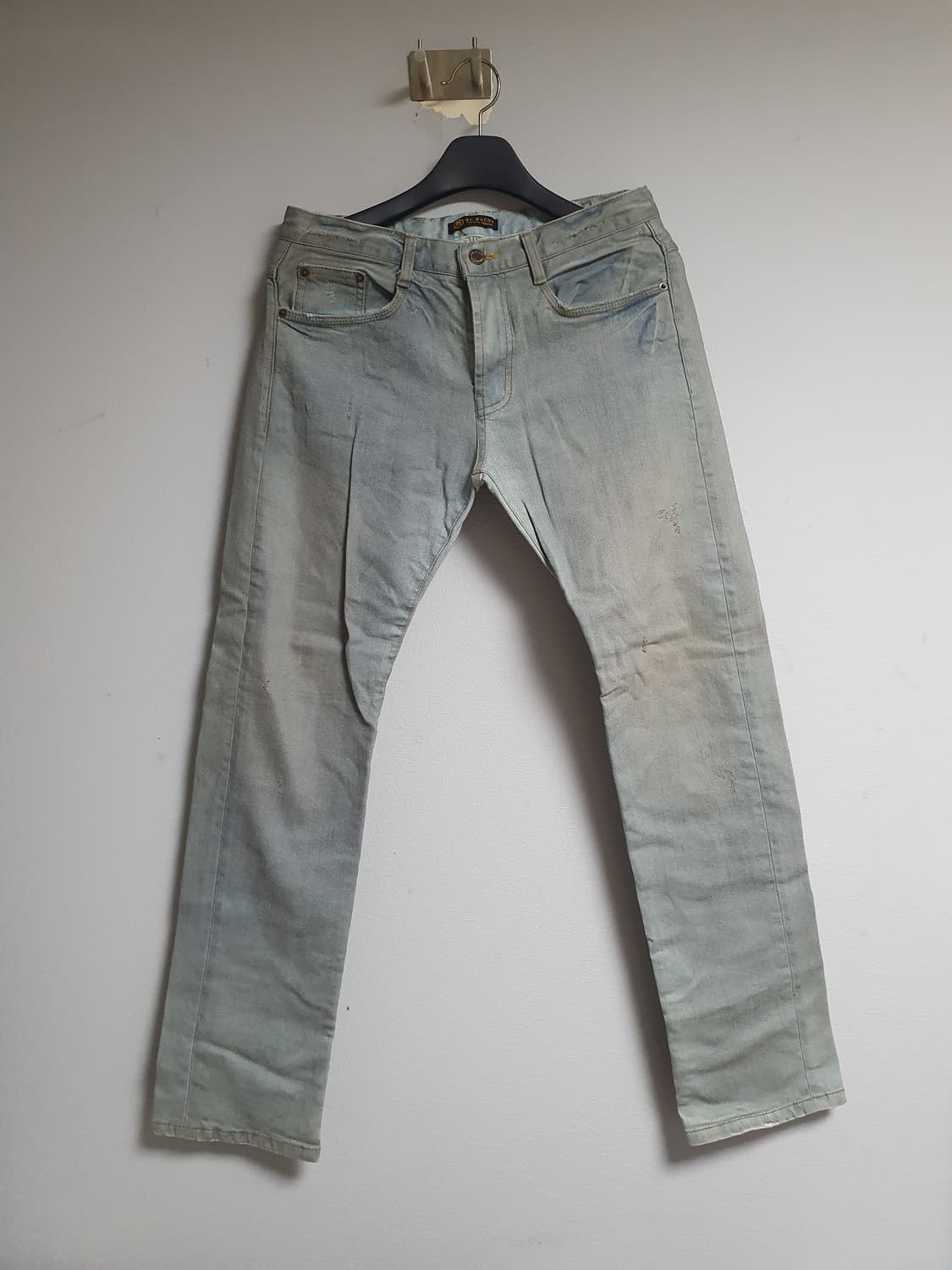 워싱데님 일자핏 청바지)31 상품이미지3