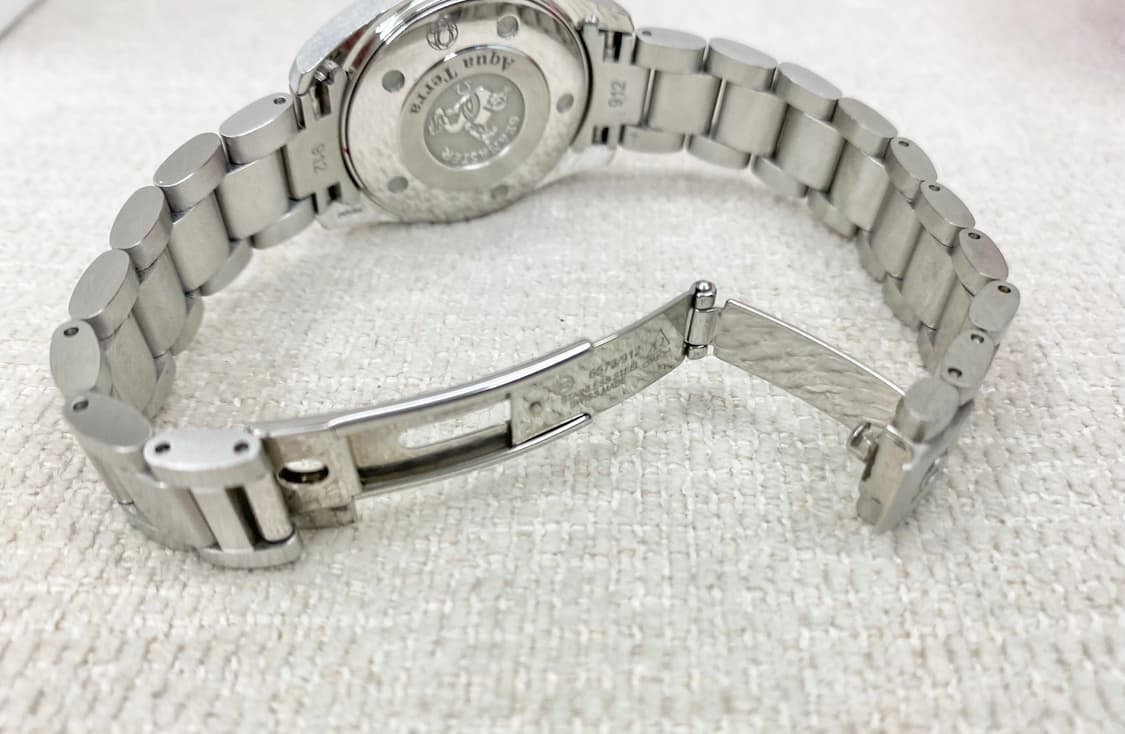 오메가 아쿠아테라 여성용 29mm 청판 쿼츠 2577.80 스틸 상품이미지9