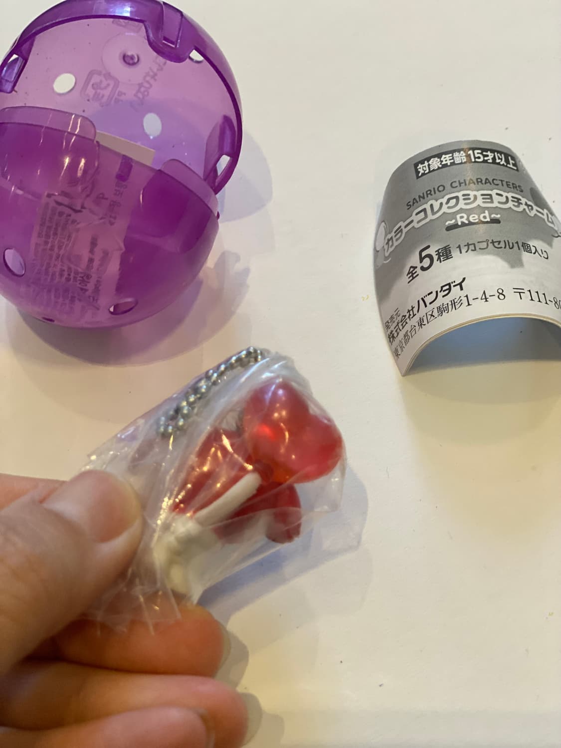 산리오 마이멜로디 미니 레드 키링 상품이미지3