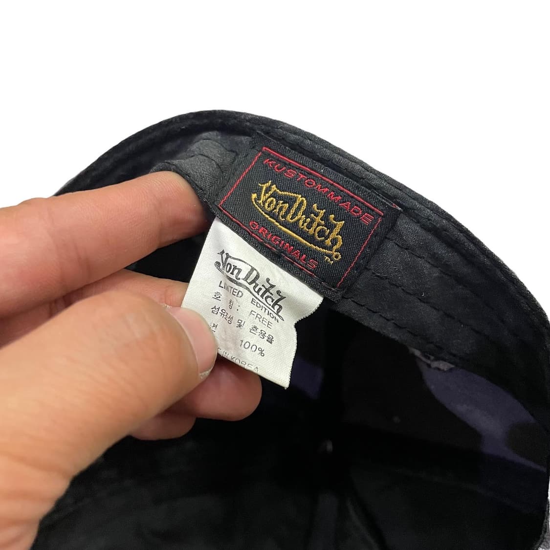 Von Dutch 본더치 퍼플 패치워크 볼캡 상품이미지5