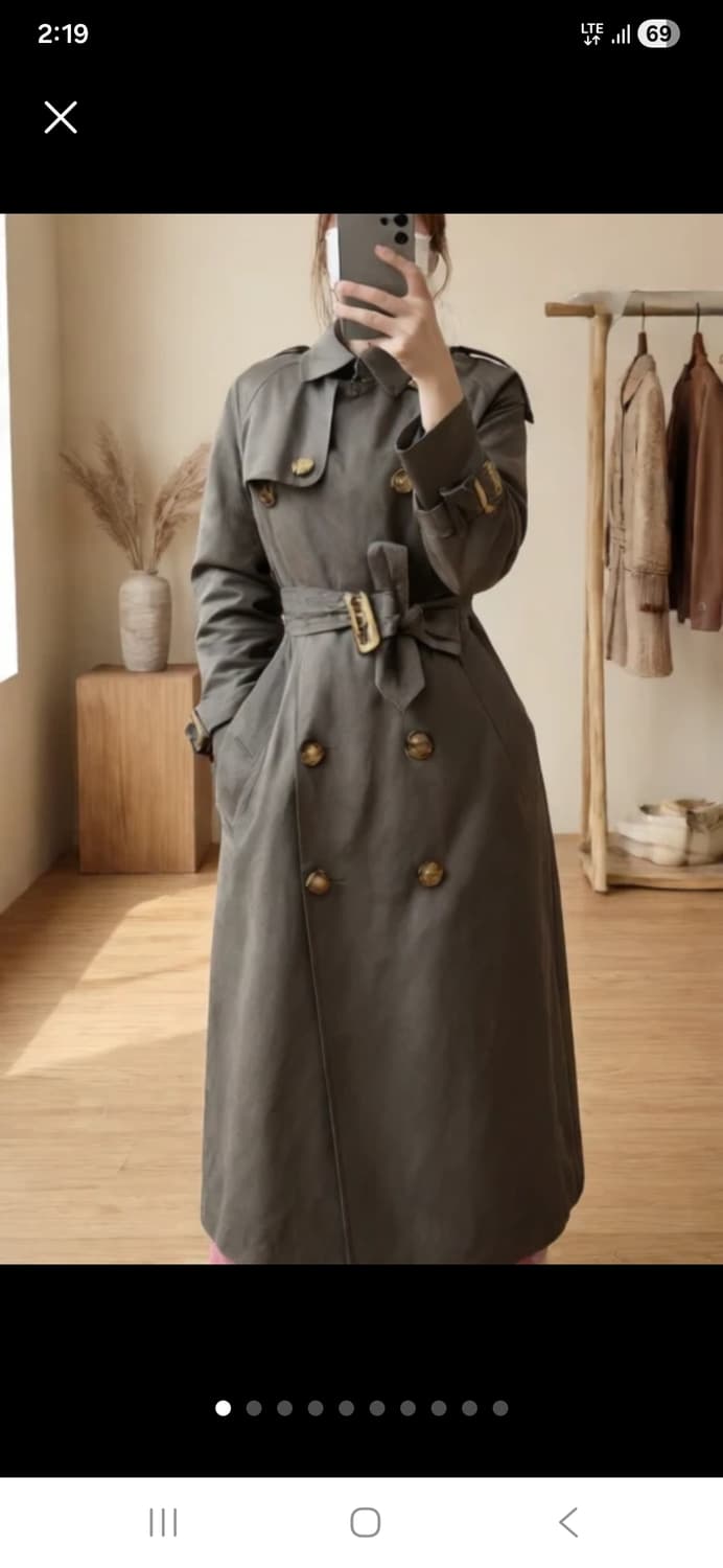 정품BURBERRY)버버리 트렌치코트 런던잉글랜드 55~66 롱코트 상품이미지1