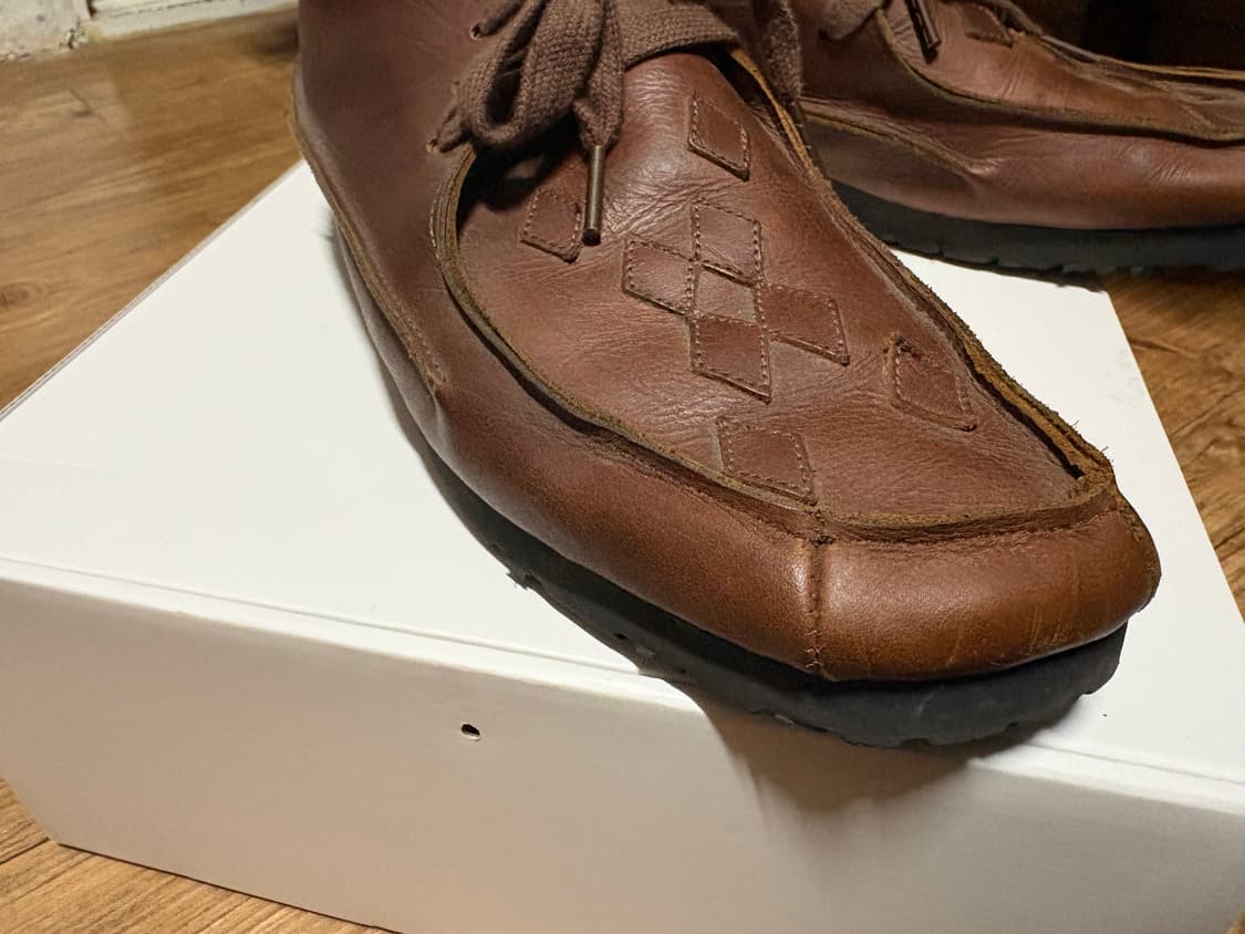 2) 폴리테루 스티치드 왈라비 브라운 판매해요 상품이미지5