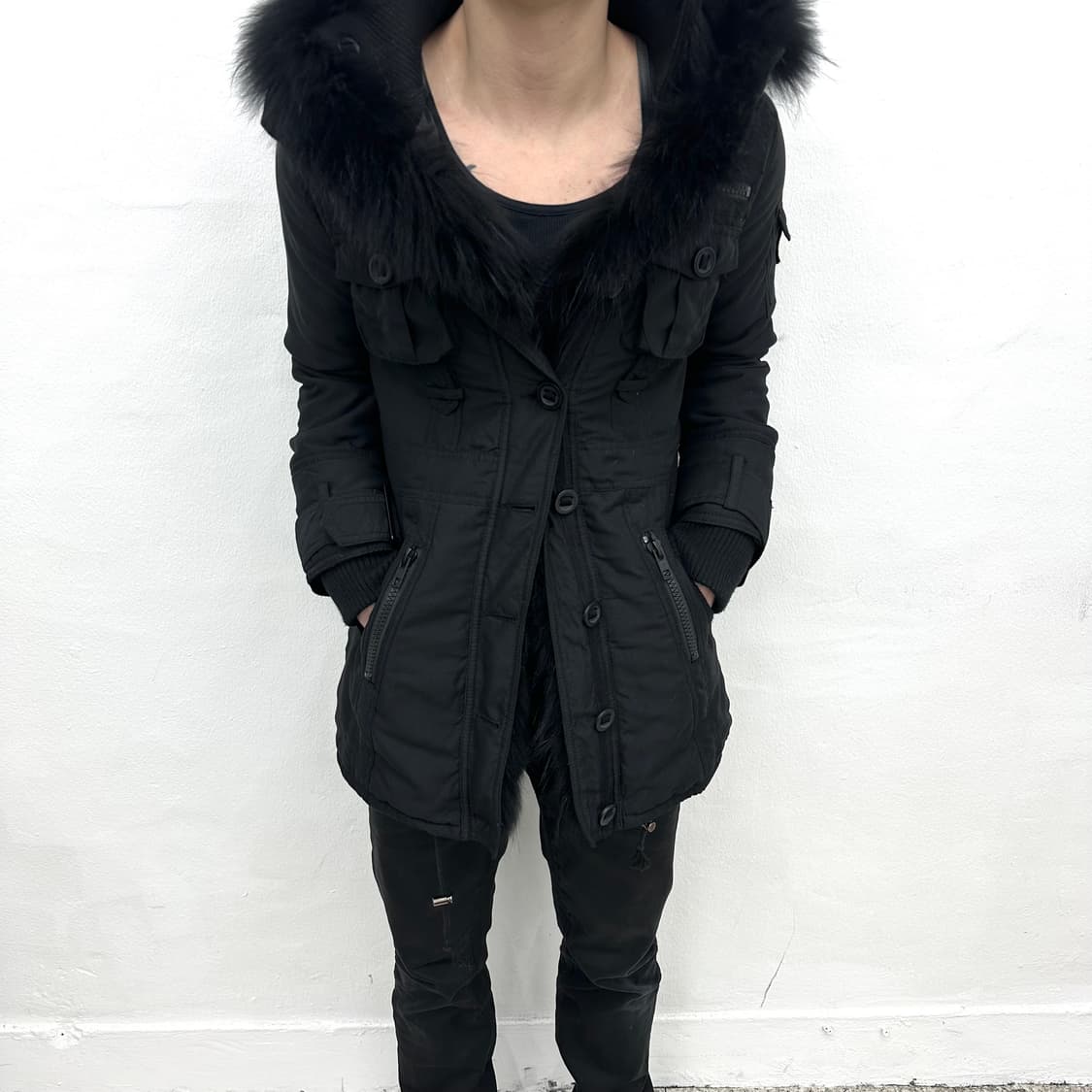 Shiloh fur hood jacket 상품이미지2