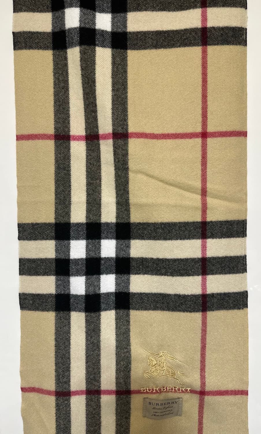 버버리 캐시미어 머플러 클래식 체크 남여공용 상품이미지3