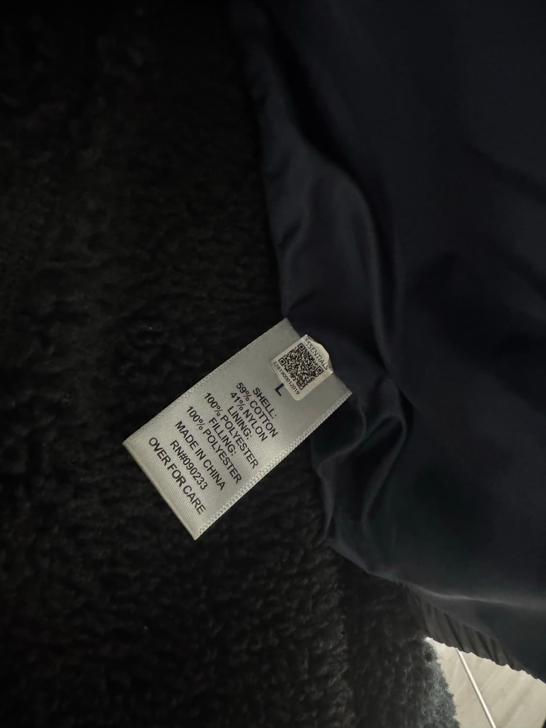 피어오브갓 에센셜 푸퍼 자켓 이리디센트 L 패딩 상품이미지4