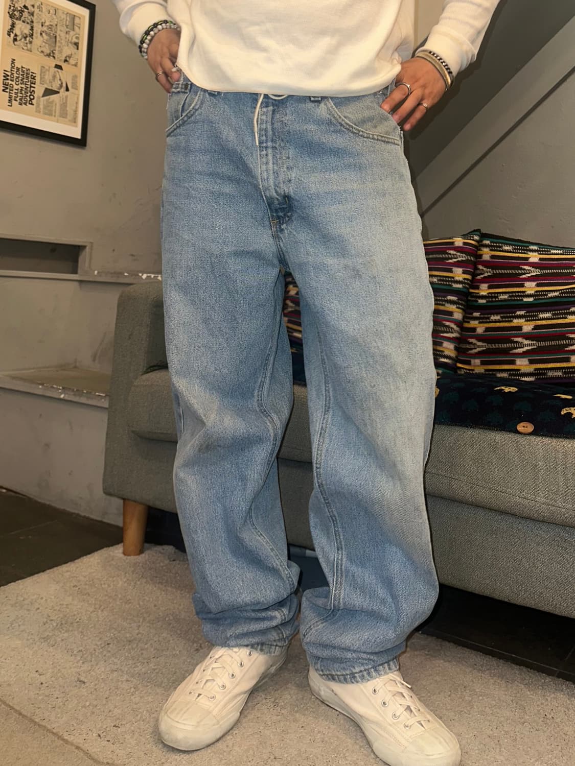 90-00’s Carhartt B17 STW denim pants 상품이미지3