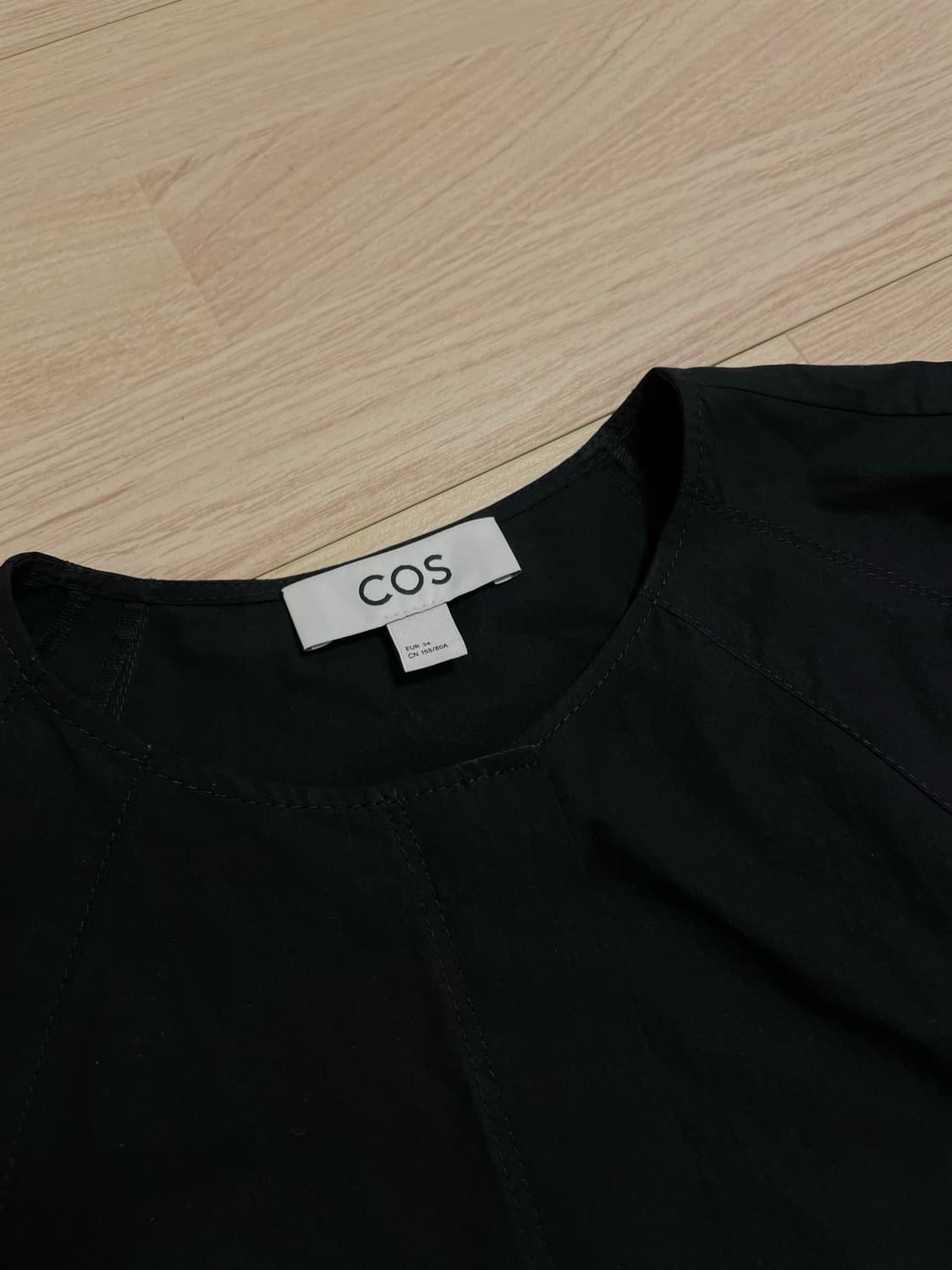 코스 스컬프처럴 피마 코튼 포플린 블라우스 상품이미지5