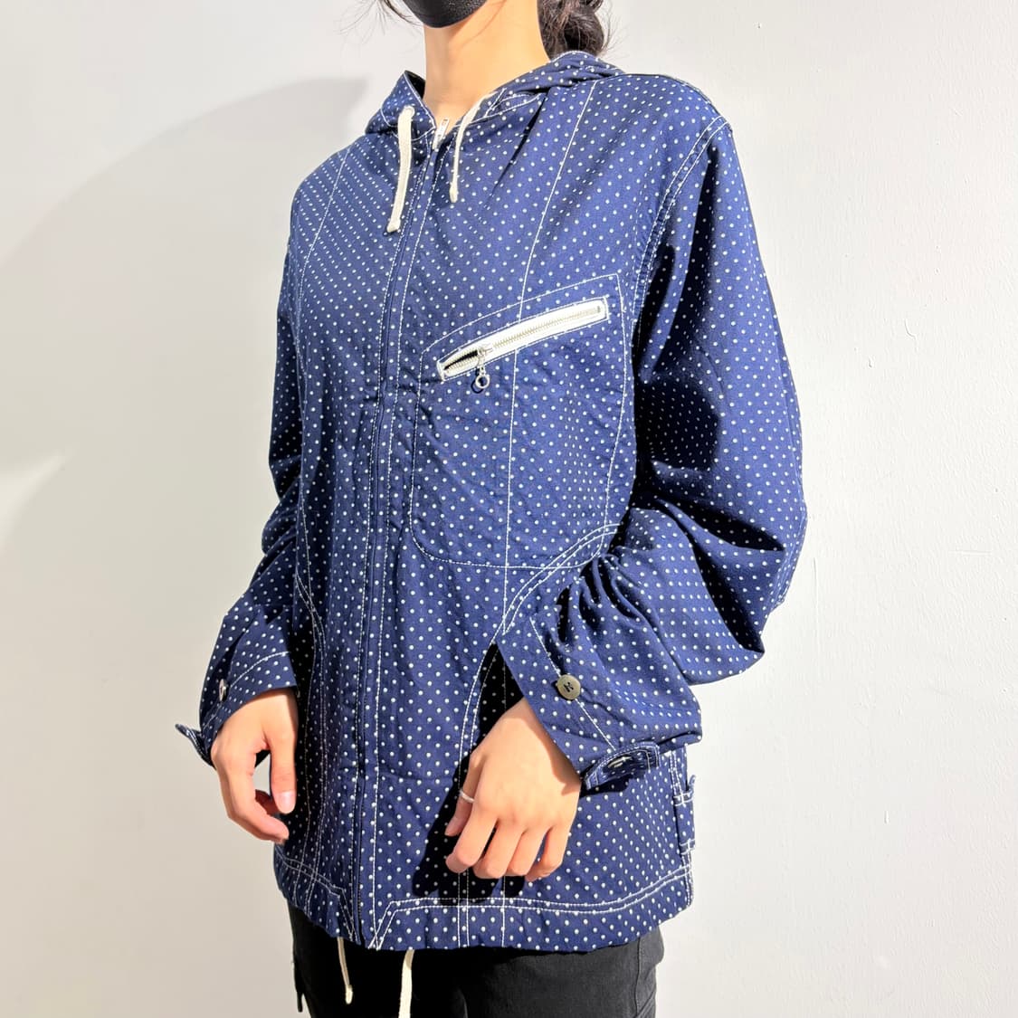 comme des garcons homme 꼼데가르송 도트 땡땡이 후드  상품이미지8