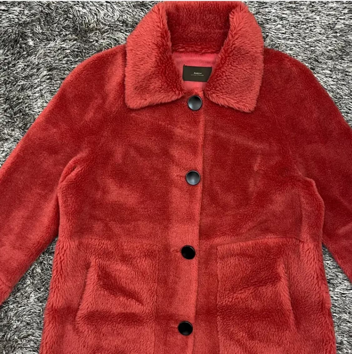 안지크 양모 무스탕 코트 (91-98-165) 상품이미지2