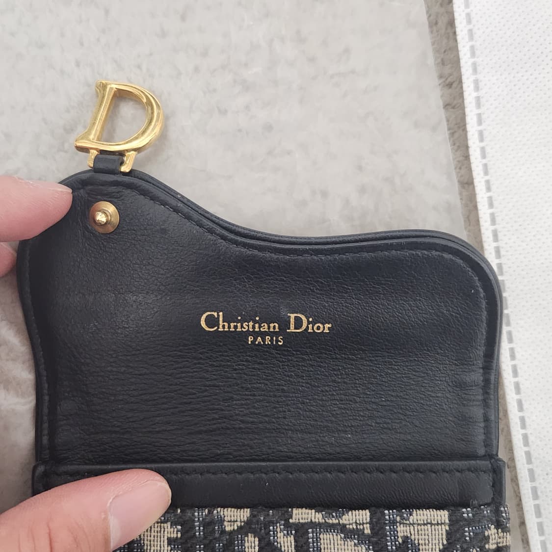 [정품/os] 디올 오블리크 새들 카드지갑 상품이미지6
