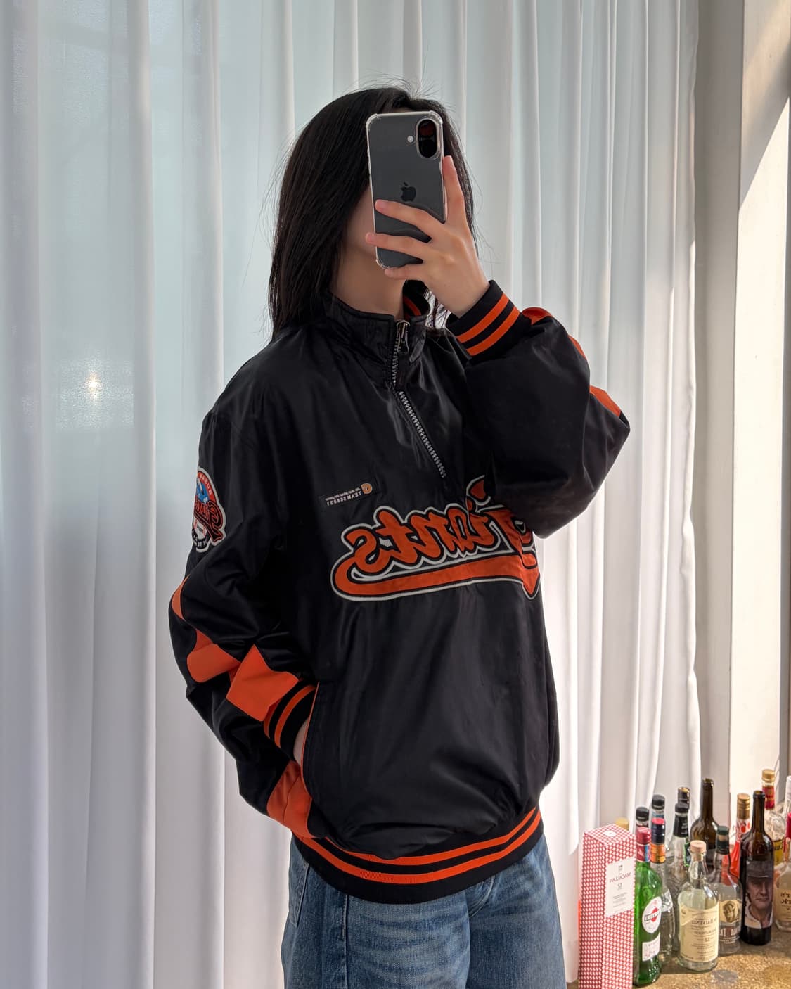 [M]롯데 자이언츠 춘추용 베이스볼 바람막이 자켓 상품이미지3