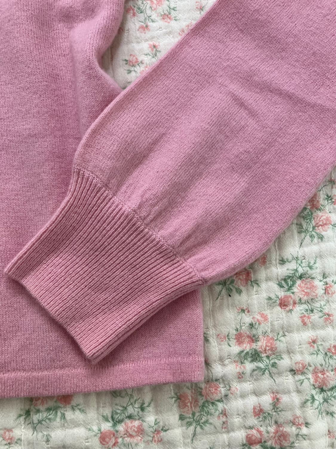 버버리 블루라벨 딸기 우유 핑크 리본 니트 1081 모리걸 y2k 스트릿 상품이미지4