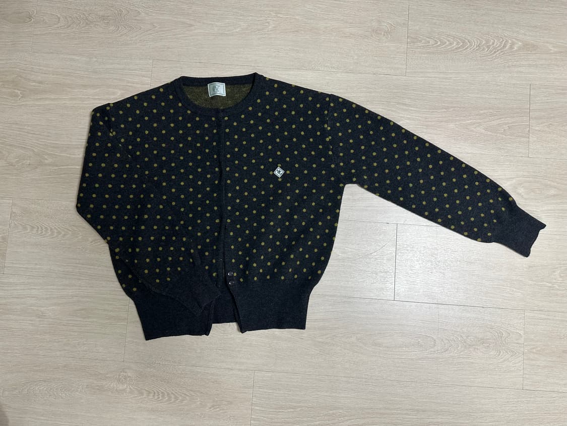 노컨텐츠 도트 가디건 상품이미지1