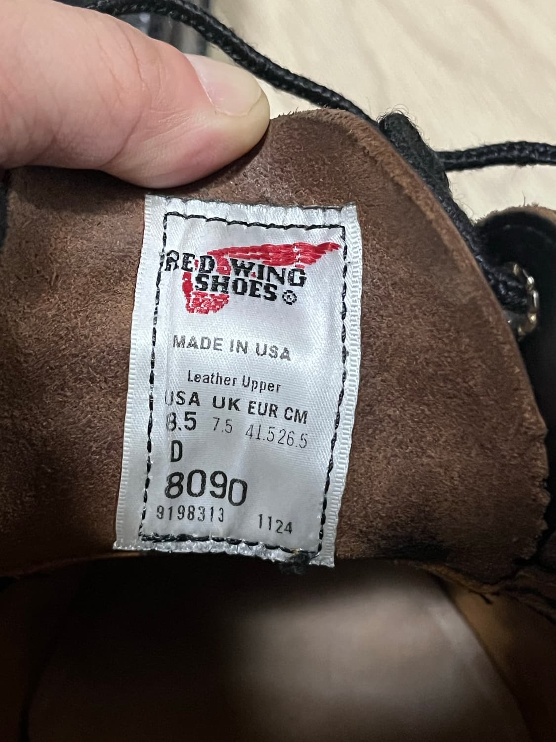 레드윙 옥스포드 8090 블랙 프레리 8.5D(265mm) 상품이미지9
