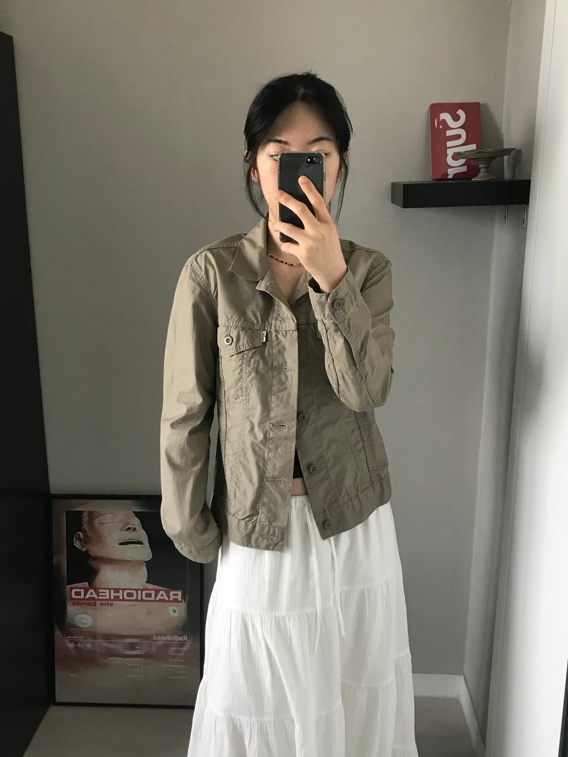 리바이스 베이지 트러커 셔츠 자켓 상품이미지1