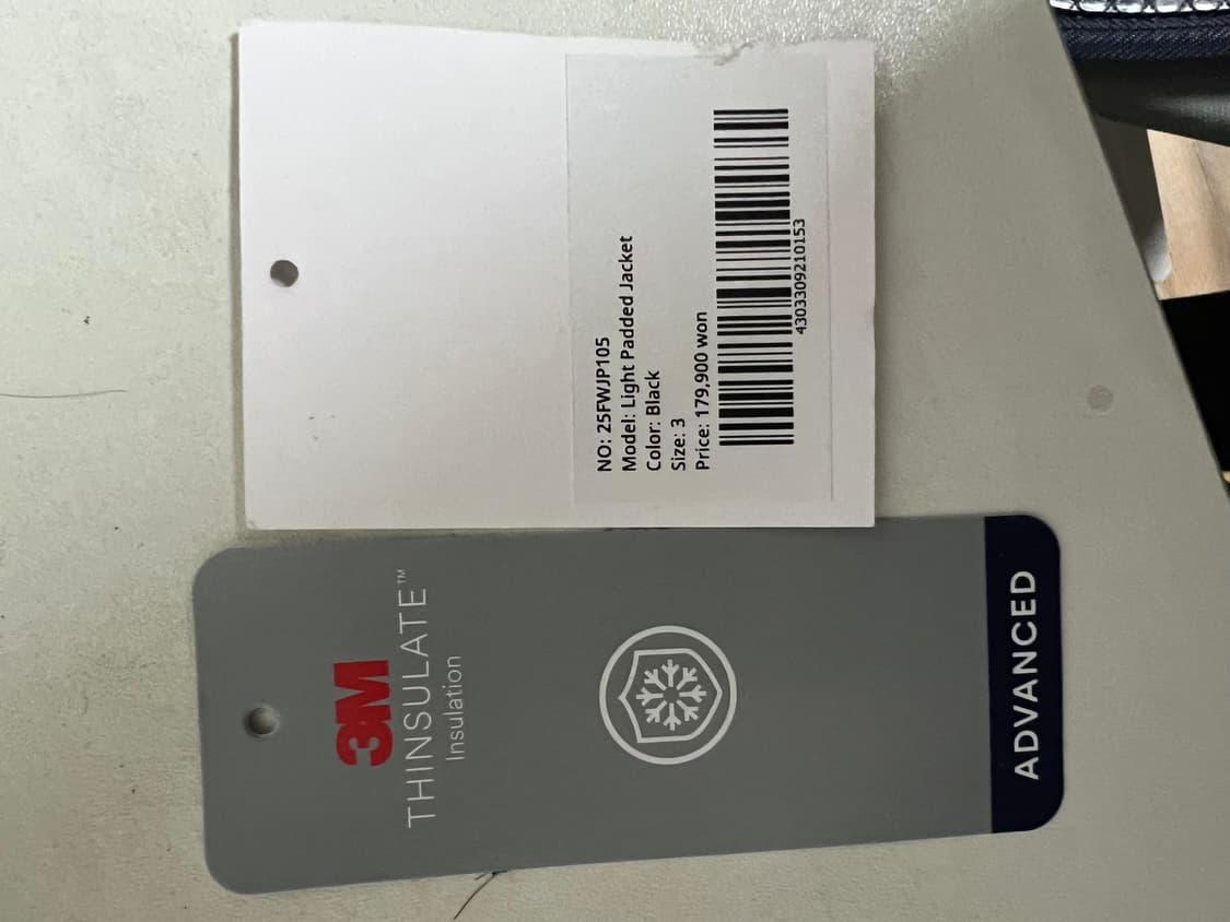 스테디에브리웨어 라이트 패디드 자켓 블랙 3사이즈 상품이미지3