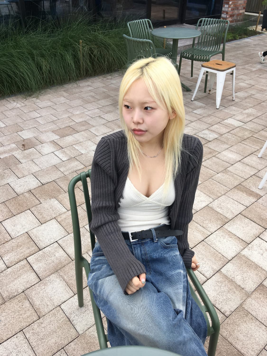 아워캐비넷 ourcabinet vert 골지 가디건 상품이미지3