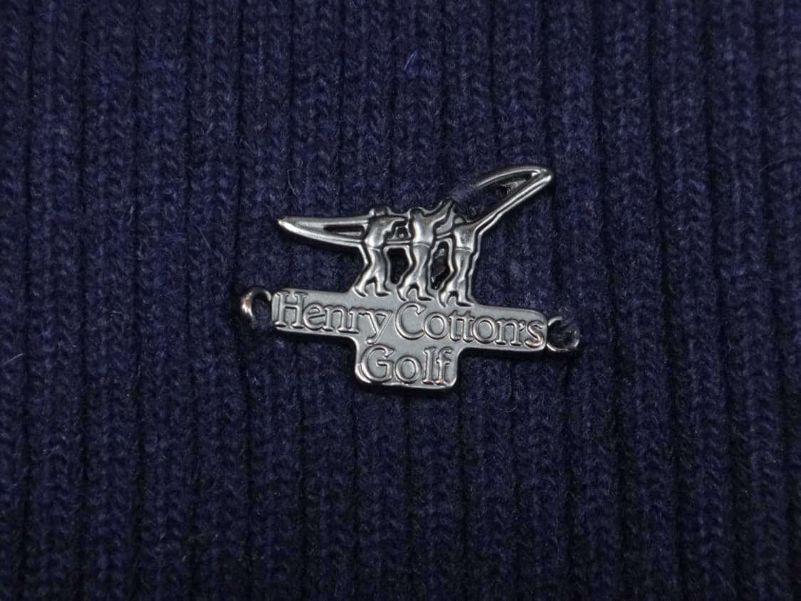 (2XL) 헨리코튼 골프 남성 니트배색 다운 패딩 점퍼 상품이미지5