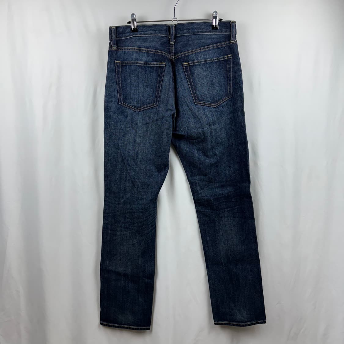 (32) 유니클로 스트레이트핏 진청 데님 팬츠 상품이미지5